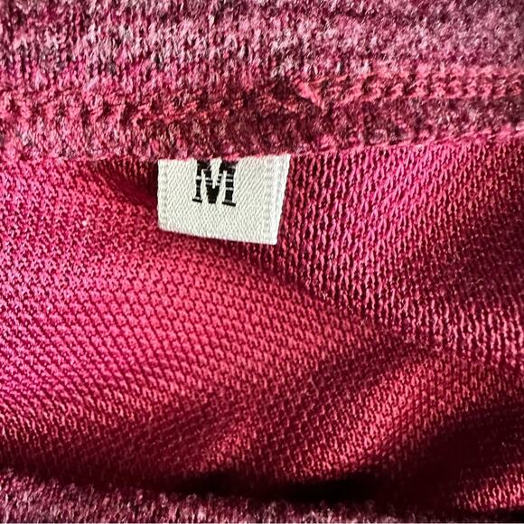 Weeso Puff sleeve Crew Neck Sweatshirt Red size M - Picture 6 of 6